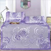 学生席子冰丝席二三件套空调席夏季2020春夏新款凉席套件可折叠