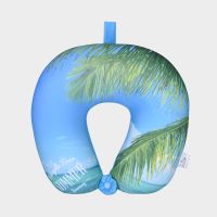 u型枕粒子颈枕午睡四季通用护颈枕头旅行枕汽车飞机靠枕|MYK3131-海洋风天空