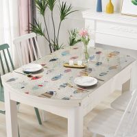 伸缩折叠椭圆形桌布pvc软玻璃餐桌布防水防烫防油水晶板桌垫家用