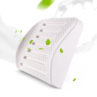 泰国天然乳胶靠垫办公室腰靠汽车座椅靠背椅子护腰垫靠枕孕妇