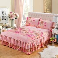 床盖床笠席梦思家纺公主床裙床罩单件保护套