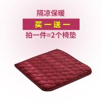 四季椅子办公室坐垫餐凳垫坐垫加厚防滑椅垫学生纯色纯棉垫坐垫软