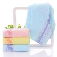 透气棉纱50cm吸水毛巾新生儿童巾宝宝婴儿洗澡巾4条装27*毛巾成人