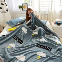 夏季珊瑚毯子夏天盖毯午睡毛巾小被子垫床单人薄款空调法兰绒毛毯