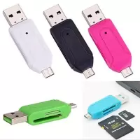 tf/sdotg安卓电脑两用手机读卡器读卡器type-c多功能卡车载迷你|安卓（阶梯口） 1个