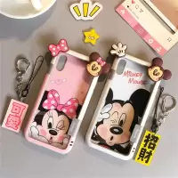 适用iphone11pro苹果7p卡通xsmax彩膜xr玻璃8plus钢化膜x手机壳