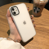 自带镜头膜iphone11pro磨砂全包套11手机壳11promax男女撞色苹果