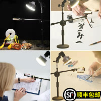 录像摄影防抖手机架手机俯拍支架桌面拍摄录手工美食做菜微课书法美甲三脚架画画小型开箱视频补光灯
