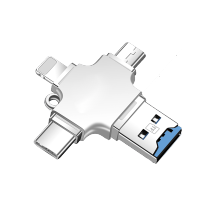 tf卡高速多功能安卓u盘通用合一手机苹果读卡器多typec电脑usb3.0|四合一读卡器无TF USB3.0