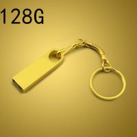 防水优盘16g/车载dj128g高速安卓金属64g金属u盘手机电脑两用|金属款香槟金 金属款64G[送梯形转接头挂绳]