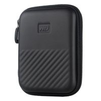 耳机u盘2.5寸通用硬盘包移动硬盘收纳包西数硬壳防震数码收纳包|西数专用黑色 默认
