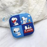 数据线收纳耳机收纳盒手机充电器包充电线u盾钥匙无线耳机带手绳|史努比