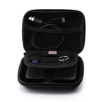 移动硬盘保护套包2.5耳机u盘数据线鼠标充电宝英寸希捷收纳包盒|【黑高端护垫版】拍3免1请拍3个 EVA面料