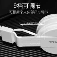 苹果手机男女生vivo华为笔记本电脑重低音炮小米有线耳麦吃鸡线控游戏k歌oppo通用版头戴式耳机音乐韩版可爱