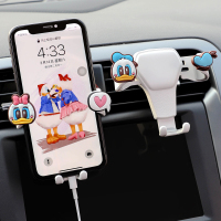 汽车出风口用手机架导航架可爱车载手机支架卡通车内车上支撑架女