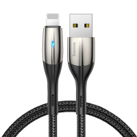 苹果数据线iphone充电器线带指示灯x手机快充7plus加长2米8x发光冲电线0.5米短线xs便携车载11速i6s