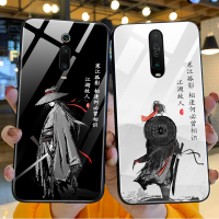 红米k30手机壳中国风江湖故人红米k20pro保护套钢化玻璃红米k30pro古风新款寒江孤影全包硅胶k20软边防摔男