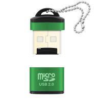 读卡器相机e21二合一多功能高速车载读卡器tfsd卡电脑手机|E31金属TF卡读卡器/绿色送挂链 USB2.0