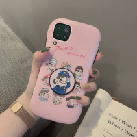 华为nova6se手机壳新款牛奶妹支架小蛮腰恐龙宝宝硅胶防摔软壳全包情侣款创意可爱卡通nova6se保护套潮个性女