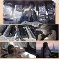 桌面加厚电脑鼠标垫笔记本超大号键盘女书桌垫个性创意定制做电竞