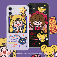 ins可爱美少女小樱适用苹果11pro手机壳华为p30/iphonexsmax/se