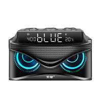 s 68无线蓝牙音箱迷你小钢炮大音量户外车载超重低音3d环绕家用手机插卡播放器收音机闹钟便携式音响