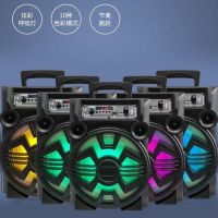 广场舞音响手提音箱户外拉杆蓝牙大音量低音炮家用k歌带无线话筒