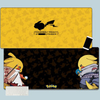 防滑桌垫鼠标垫锁边游戏电脑键盘大侦探皮卡丘超大皮卡丘