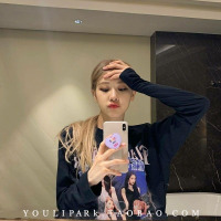 由里自制rose朴彩英同款少女手机壳气囊支架懒人追剧防摔神器可爱