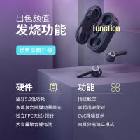 真无线蓝牙耳机双耳运动型跑步半入耳挂耳式耳机适用vivo小米oppo苹果华为安卓通用单耳女生款可爱男超长待机