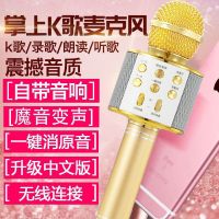 声卡设备麦克风音响全民k歌神器无线话筒唱歌家用蓝牙手机