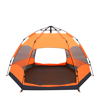 探险者 全自动速开户外六角大帐篷外帐可拆卸 TXZ-0077