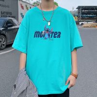 2021今日优选2021夏季短袖T恤男港风宽松流ins学生百搭上衣服男装T恤衫牌