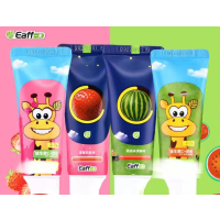 Eaff一夫儿童牙膏2-7 岁水果味防蛀婴幼儿宝宝换牙期固齿牙膏45*2