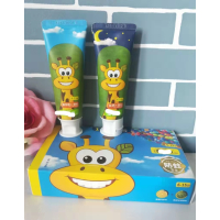 Eaff一夫儿童牙膏6-15岁水果味防蛀婴幼儿宝宝换牙期固齿牙膏70*2支