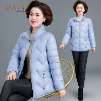 DAFY品牌妈妈冬装羽绒棉服外套短款2022新款中老年女洋气上衣时尚棉衣棉袄