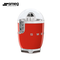 SMEG 意大利进口 电动柑橘榨汁机家用 手压榨汁杯 压橙汁器 CJF01 魅惑红