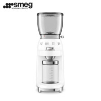 SMEG意大利进口 电动磨豆机 咖啡豆研磨机 咖啡机磨豆磨粉机CGF01 珍珠白