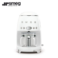 SMEG意大利进口 美式咖啡机家用 滴漏式咖啡壶自动保温咖啡泡茶两用1.4L DCF02多色可选 珍珠白