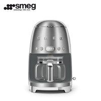 SMEG意大利进口 美式咖啡机家用 滴漏式咖啡壶自动保温咖啡泡茶两用1.4L DCF02多色可选 太空银