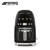 SMEG意大利进口 美式咖啡机家用 滴漏式咖啡壶自动保温咖啡泡茶两用1.4L DCF02多色可选 耀岩黑
