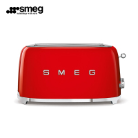 SMEG斯麦格 意大利进口 复古烤面包机四片式 多士炉 早餐机三文治吐司机不锈钢家用 魅惑红