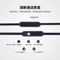 重低音手机耳机有线安卓苹果通用男女耳塞式挂耳运动款入耳式耳麦