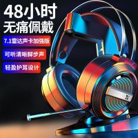 头戴式耳机高音质带麦有线游戏吃鸡听声辩位重低音电脑手机通用