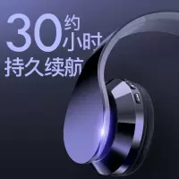 蓝牙5.0 头戴式无线耳机重低音游戏无延时插卡手机音乐电脑耳麦fm