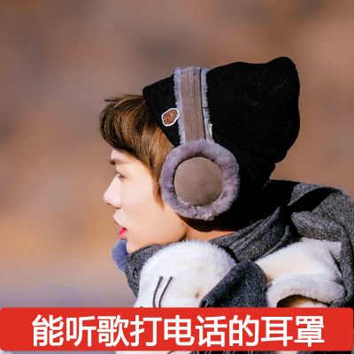 耳机头戴式适用oppo华为vivo线控音乐耳罩明星同款冬保暖男女耳麦
