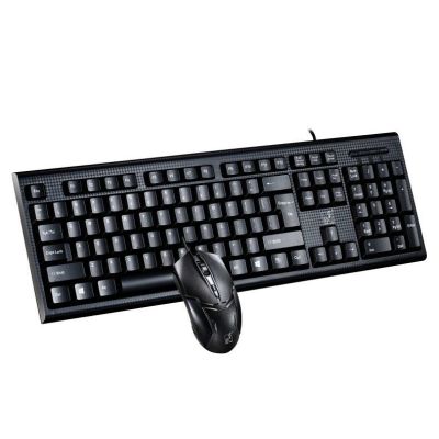 有线键盘鼠标套装usb电脑家用办公游戏打字键鼠ps2圆台式机笔记本
