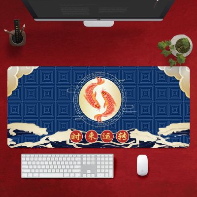 故宫创意家用鼠标垫可爱男女生游戏办公超大桌垫中国风可水洗定制