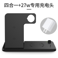 适用苹果11五合一无线充电器iphone手机xrxs专用8plus三星华|四合一升级版★炫酷黑[标配+27w专用充电头]