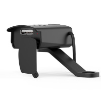 摩托车带开关usb充电器12v-90v电动车手机充电器多功能防水改装|12V镜子充电器